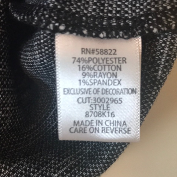 MAX STUDIO Pencil Skirt Black & White Size M NWT - Picture 5 of 5